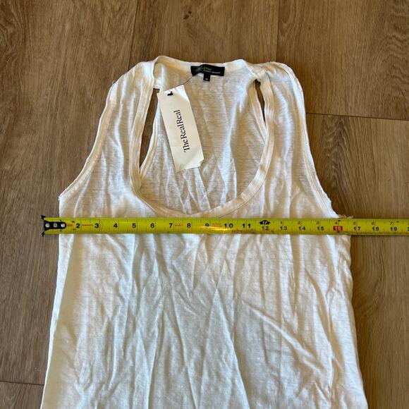ETOILE ISABLE MARANT Women's Scoop Neck Sleeveless Top Size M In White - Picture 4 of 7